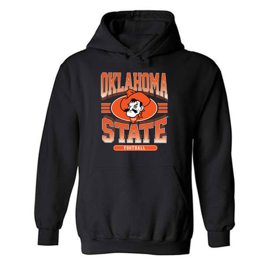 Oklahoma State - NCAA Football : Trip White - Classic Shersey Hooded Sweatshirt-0