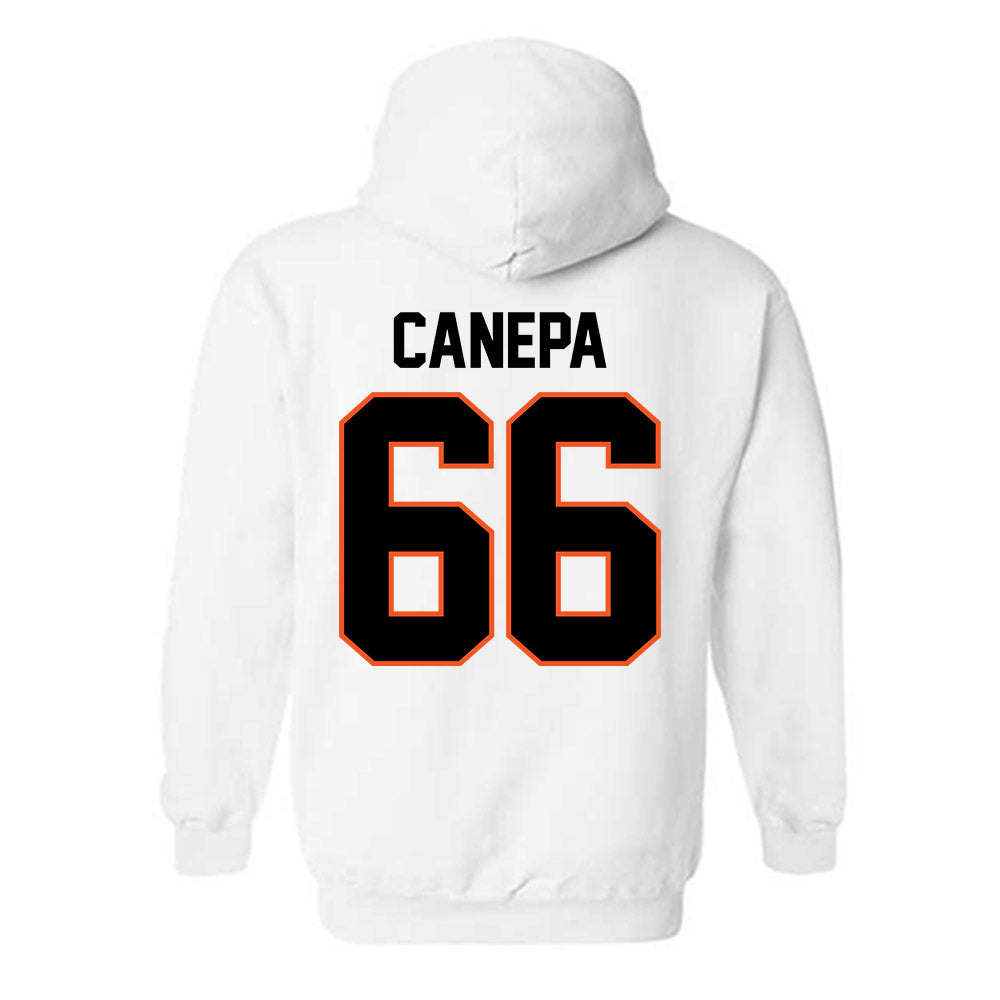 Oklahoma State - NCAA Football : Louie Canepa - Classic Shersey Hooded Sweatshirt-1