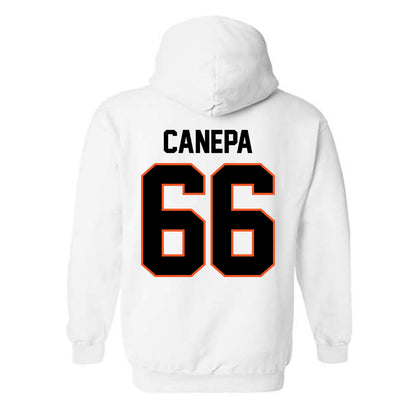 Oklahoma State - NCAA Football : Louie Canepa - Classic Shersey Hooded Sweatshirt-1