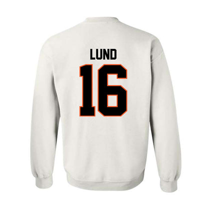 Oklahoma State - NCAA Baseball : Ethan Lund - Classic Shersey Crewneck Sweatshirt-1