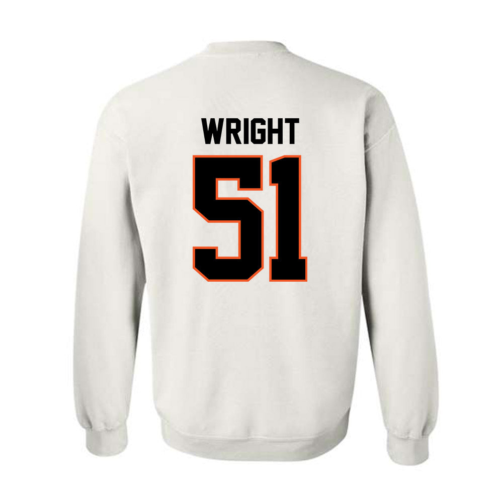 Oklahoma State - NCAA Men's Basketball : John-Michael Wright - Classic Shersey Crewneck Sweatshirt