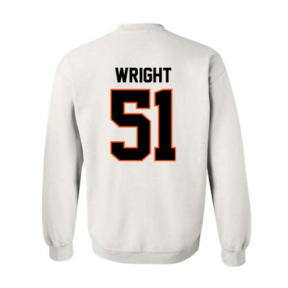 Oklahoma State - NCAA Men's Basketball : John-Michael Wright - Classic Shersey Crewneck Sweatshirt