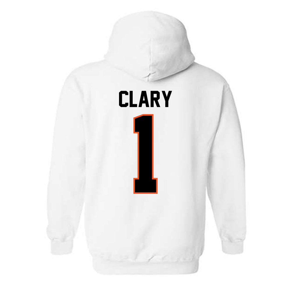 Oklahoma State - NCAA Men's Basketball : Kanye Clary - Classic Shersey Hooded Sweatshirt-1