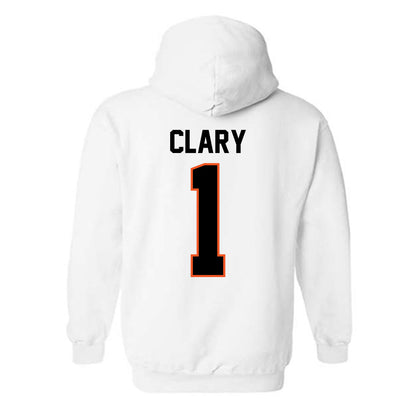 Oklahoma State - NCAA Men's Basketball : Kanye Clary - Classic Shersey Hooded Sweatshirt-1