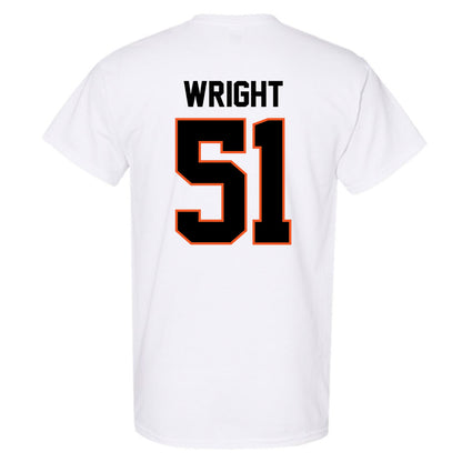 Oklahoma State - NCAA Men's Basketball : John-Michael Wright - Classic Shersey T-Shirt