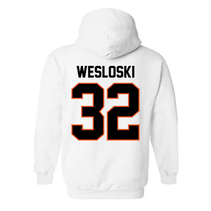 Oklahoma State - NCAA Football : Ethan Wesloski - Classic Shersey Hooded Sweatshirt-1