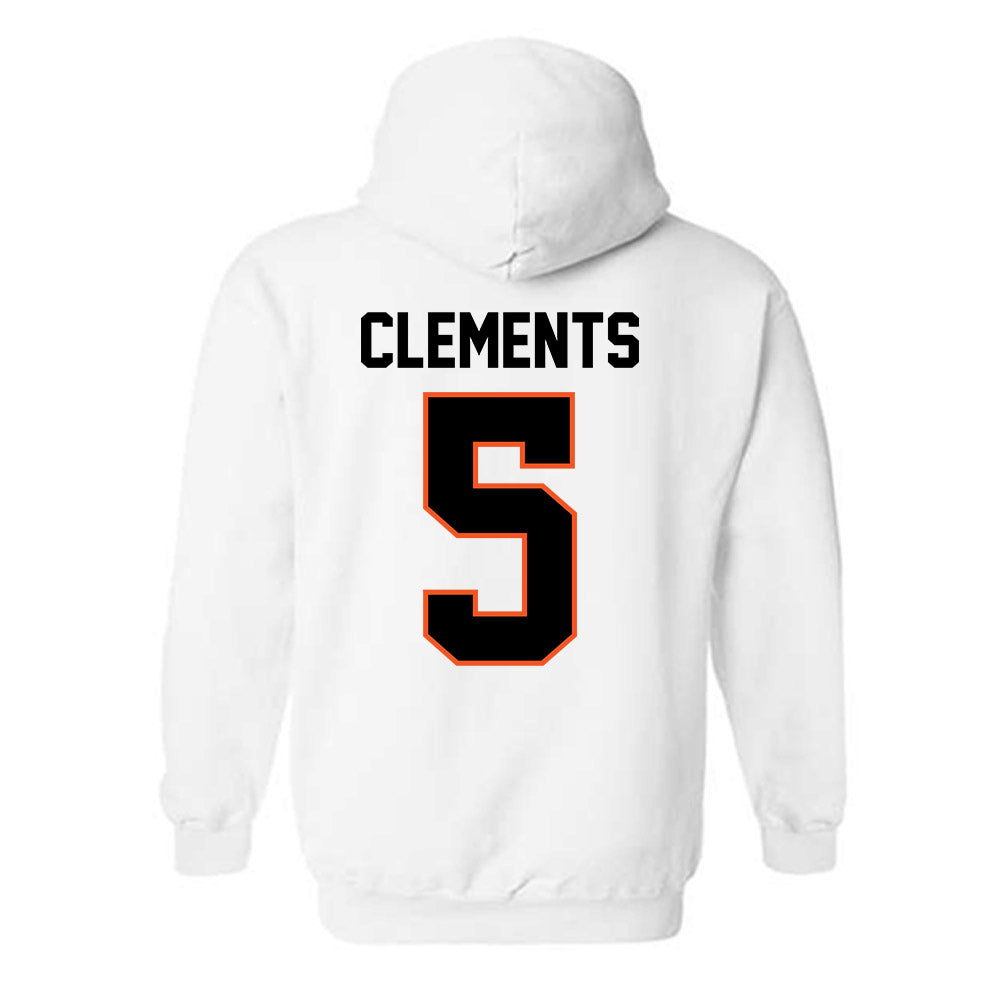 Oklahoma State - NCAA Football : Saadiq Clements - Classic Shersey Hooded Sweatshirt-1