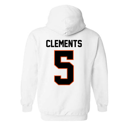 Oklahoma State - NCAA Football : Saadiq Clements - Classic Shersey Hooded Sweatshirt-1