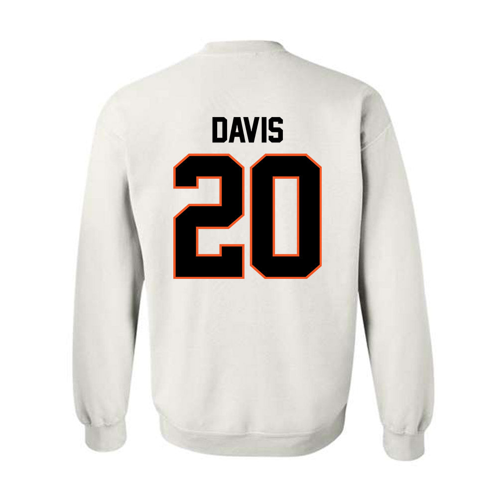 Oklahoma State - NCAA Football : Taurean Davis - Classic Shersey Crewneck Sweatshirt-1