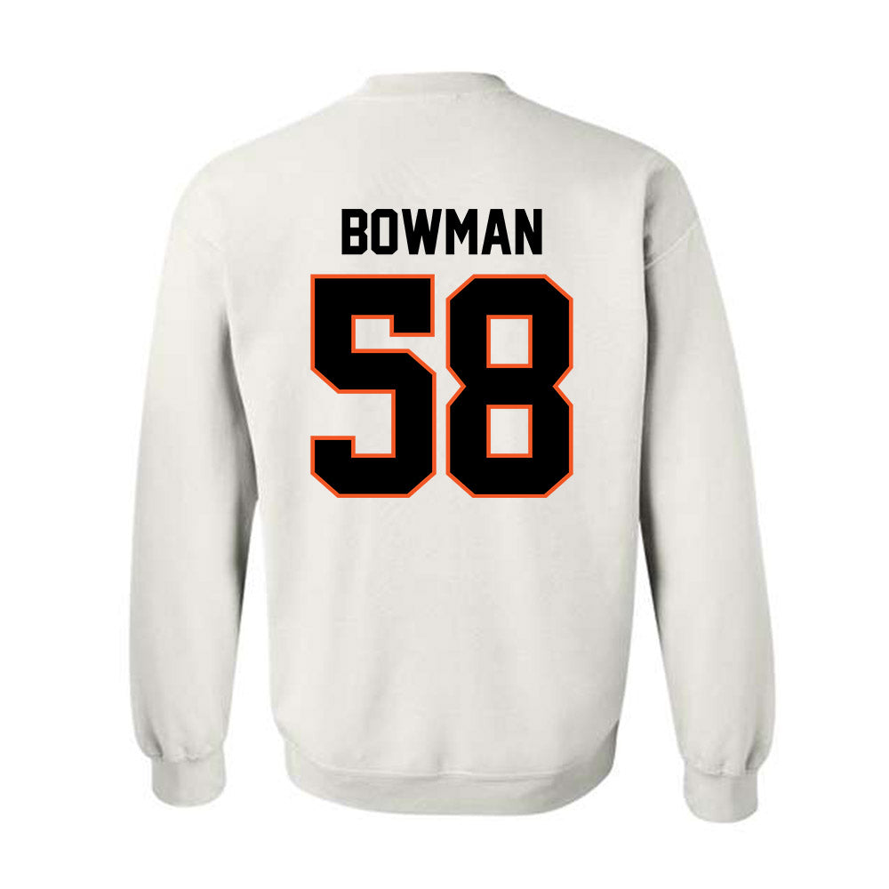 Oklahoma State - NCAA Football : Isaiah Bowman - Classic Shersey Crewneck Sweatshirt-1
