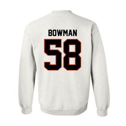 Oklahoma State - NCAA Football : Isaiah Bowman - Classic Shersey Crewneck Sweatshirt-1