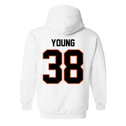 Oklahoma State - NCAA Football : Carlveon Young - Classic Shersey Hooded Sweatshirt-1