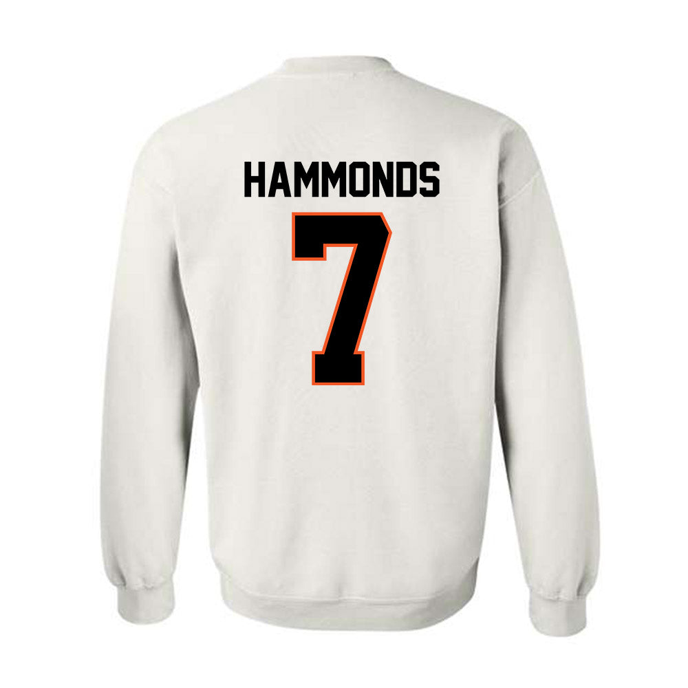 Oklahoma State - NCAA Football : Quinton Hammonds - Classic Shersey Crewneck Sweatshirt-1
