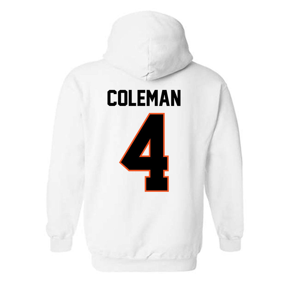 Oklahoma State - NCAA Men's Basketball : Christian Coleman - Classic Shersey Hooded Sweatshirt-1
