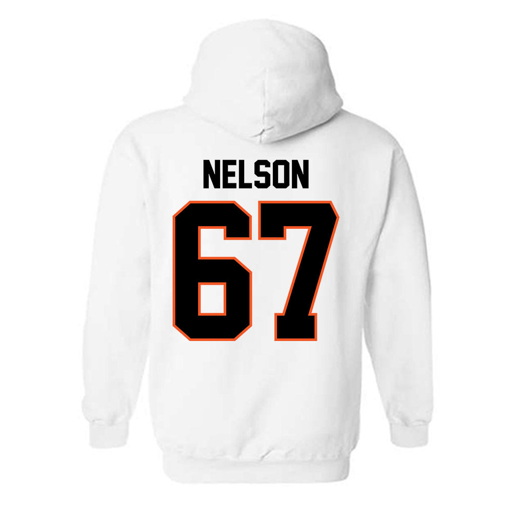 Oklahoma State - NCAA Football : Braydon Nelson - Classic Shersey Hooded Sweatshirt-1