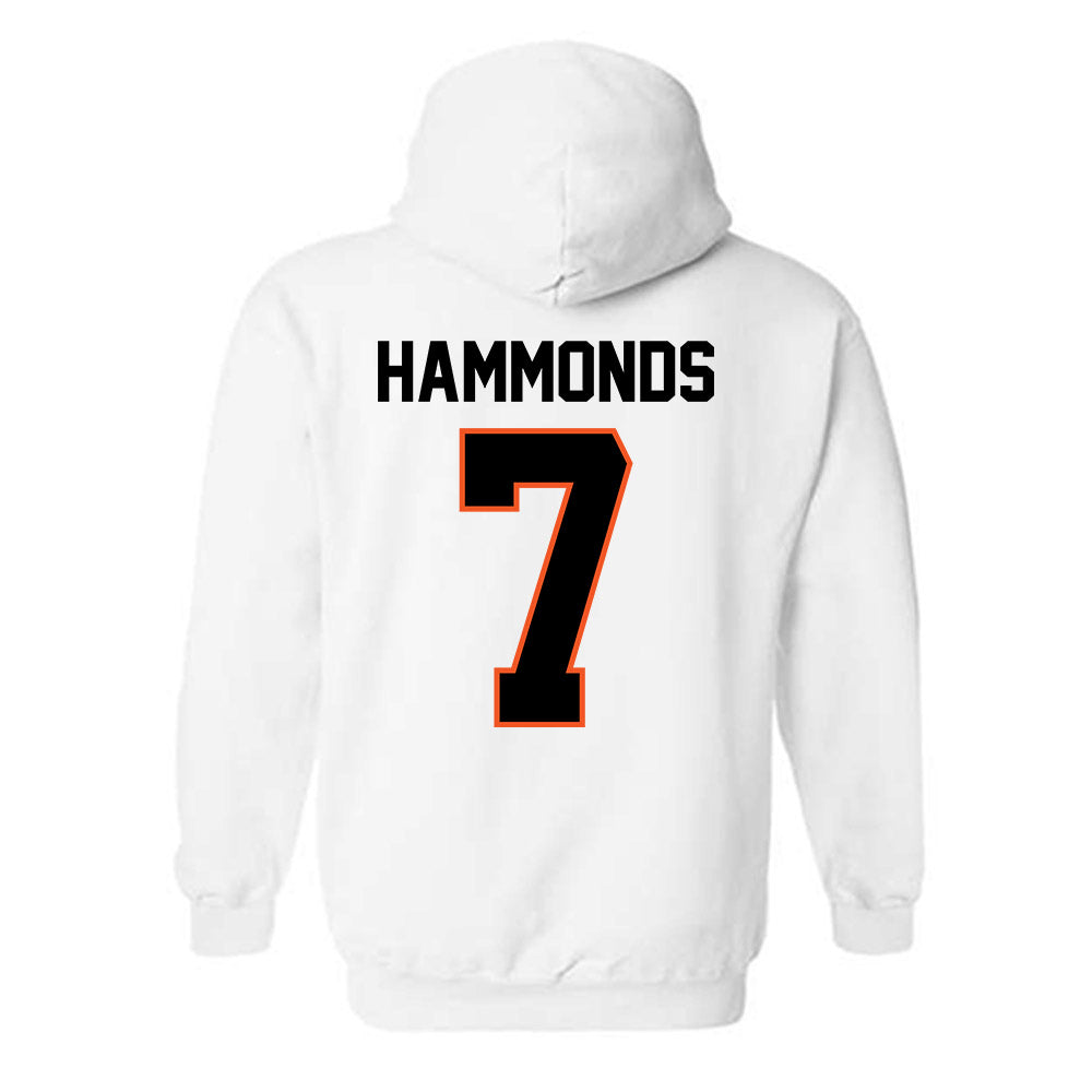 Oklahoma State - NCAA Football : Quinton Hammonds - Classic Shersey Hooded Sweatshirt-1
