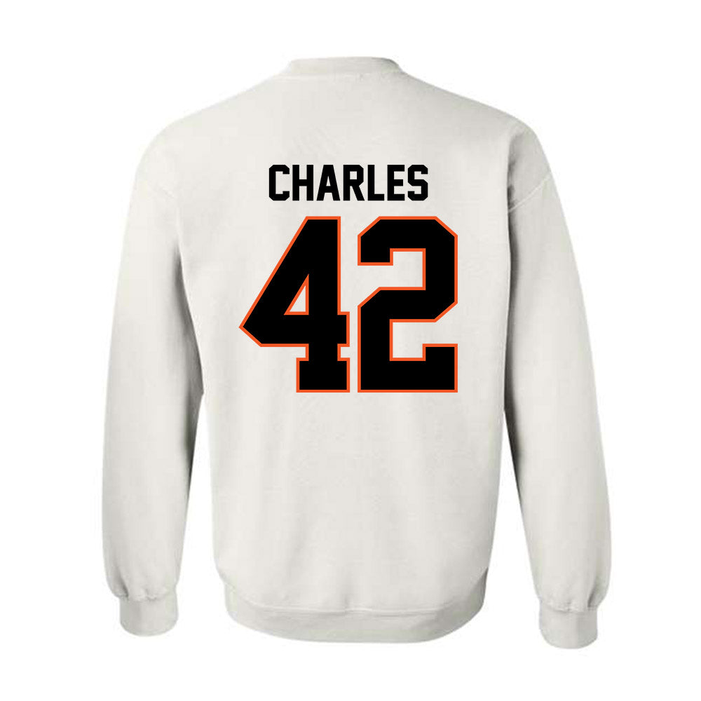 Oklahoma State - NCAA Football : Malik Charles - Classic Shersey Crewneck Sweatshirt-1