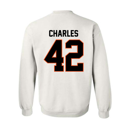 Oklahoma State - NCAA Football : Malik Charles - Classic Shersey Crewneck Sweatshirt-1
