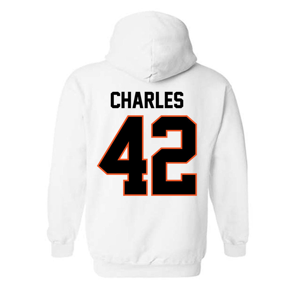 Oklahoma State - NCAA Football : Malik Charles - Classic Shersey Hooded Sweatshirt-1