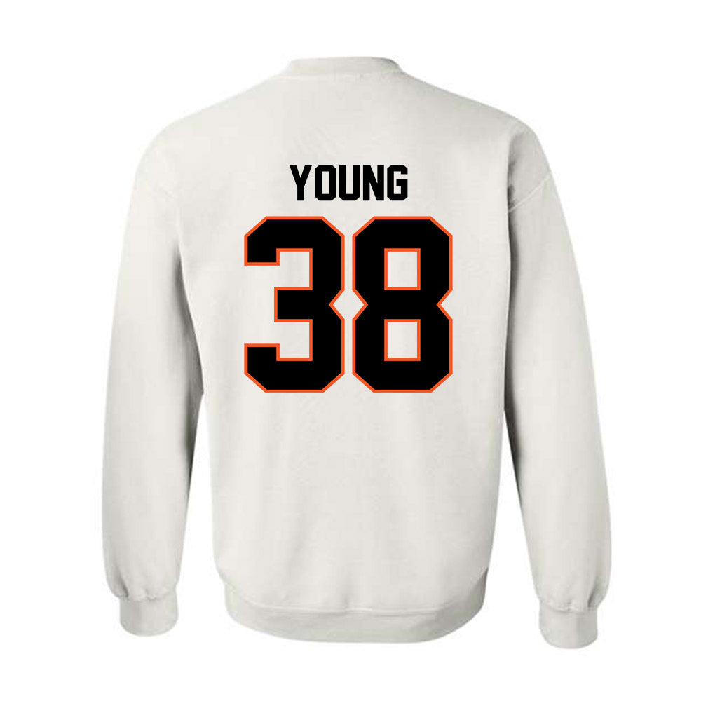 Oklahoma State - NCAA Football : Carlveon Young - Classic Shersey Crewneck Sweatshirt-1