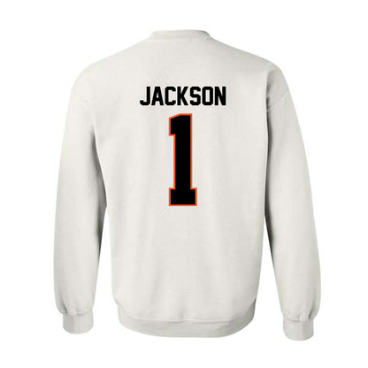 Oklahoma State - NCAA Football : Evan Jackson - Classic Shersey Crewneck Sweatshirt-1