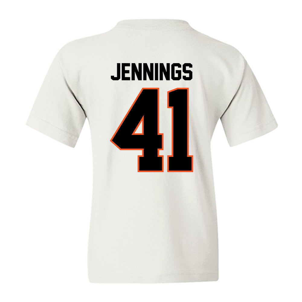 Oklahoma State - NCAA Baseball : Parker Jennings - Classic Shersey Youth T-Shirt-1
