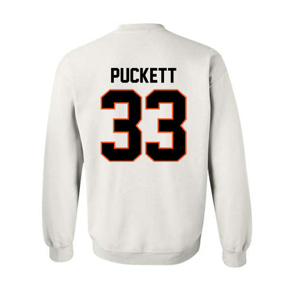 Oklahoma State - NCAA Football : Jack Puckett - Classic Shersey Crewneck Sweatshirt-1