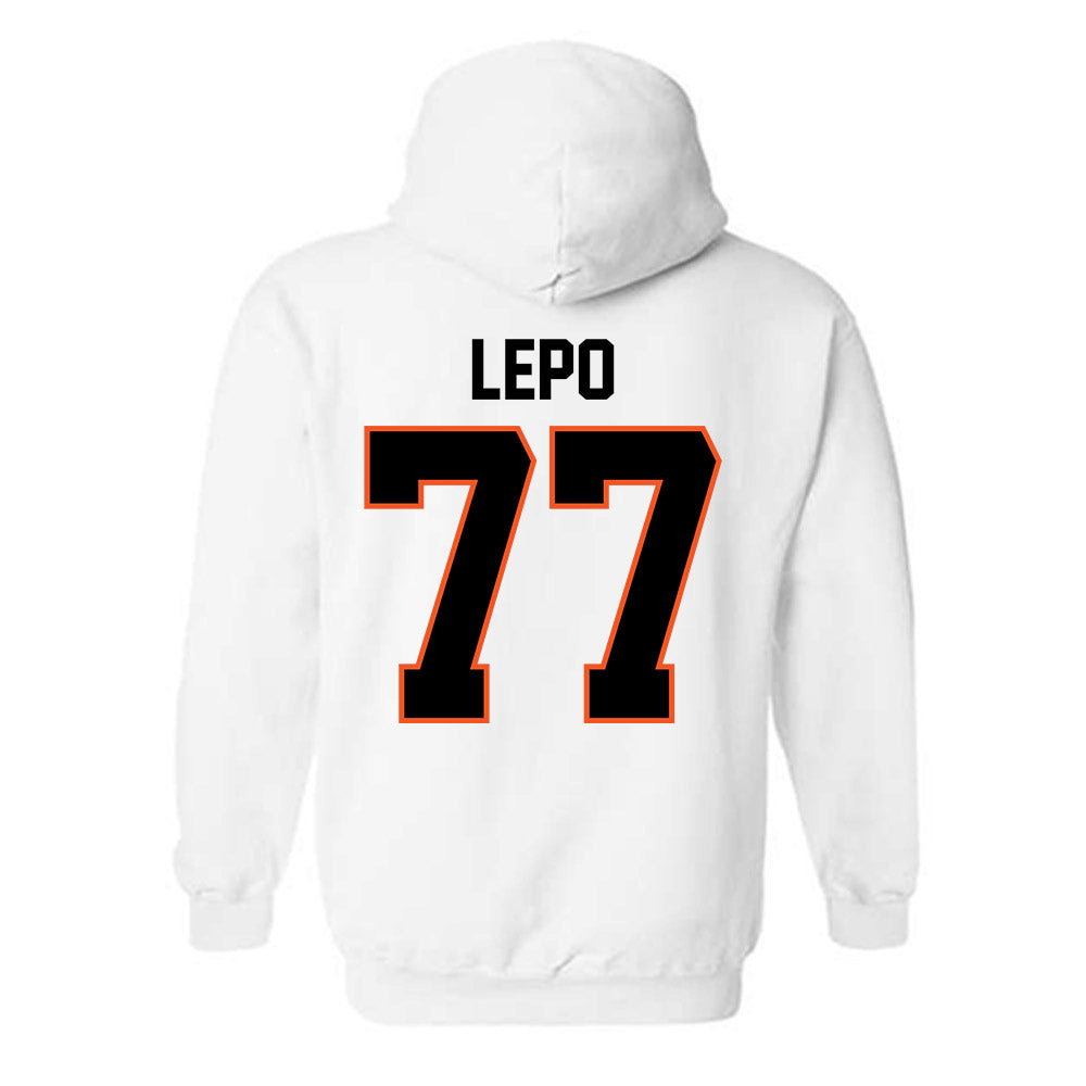Oklahoma State - NCAA Football : Ashton Lepo - Classic Shersey Hooded Sweatshirt-1