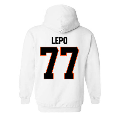 Oklahoma State - NCAA Football : Ashton Lepo - Classic Shersey Hooded Sweatshirt-1