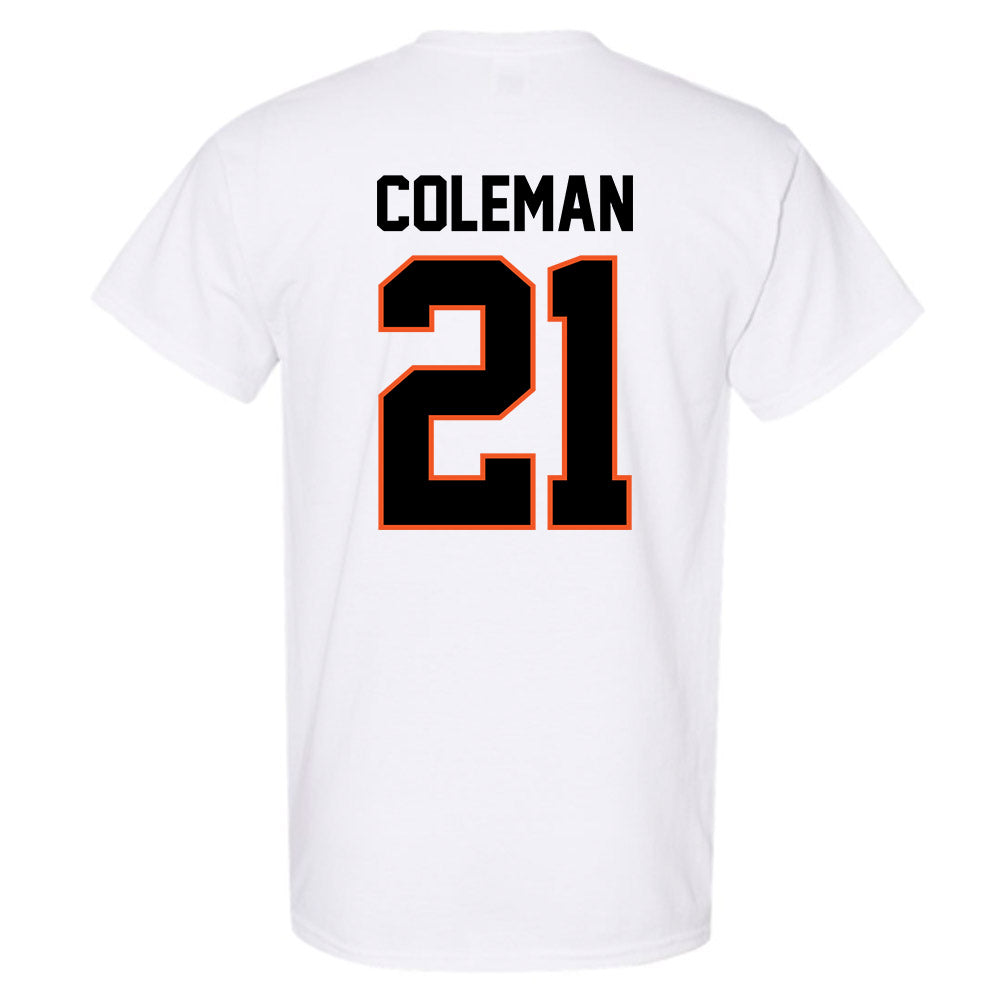Oklahoma State - NCAA Men's Basketball : Isaiah Coleman - Classic Shersey T-Shirt-1