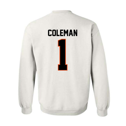 Oklahoma State - NCAA Football : Miles Coleman - Classic Shersey Crewneck Sweatshirt-1