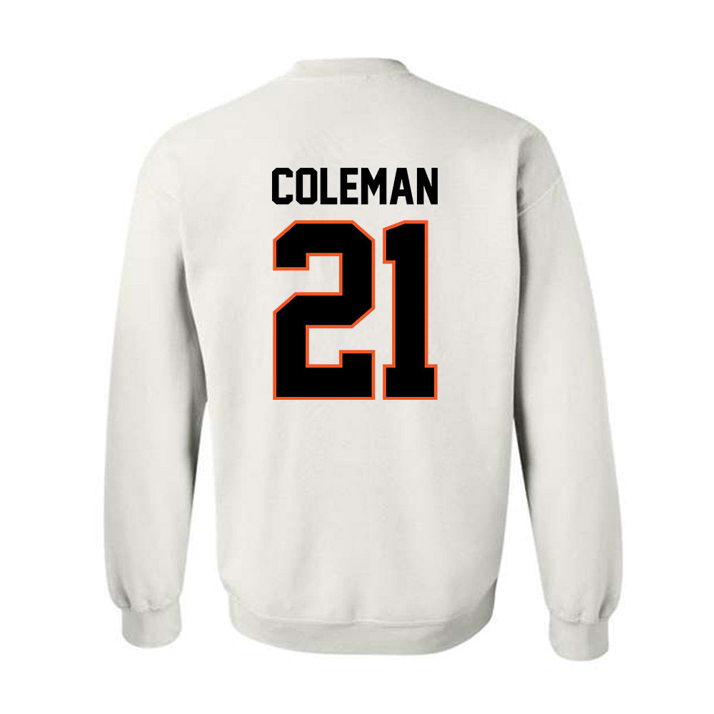 Oklahoma State - NCAA Men's Basketball : Isaiah Coleman - Classic Shersey Crewneck Sweatshirt-1