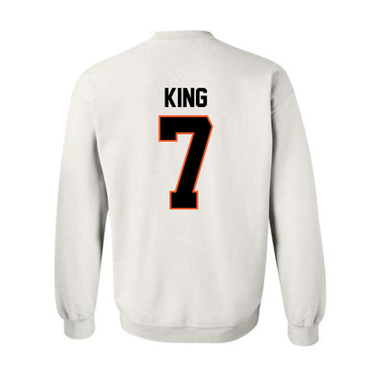 Oklahoma State - NCAA Women's Soccer : Sherline King - Classic Shersey Crewneck Sweatshirt-1