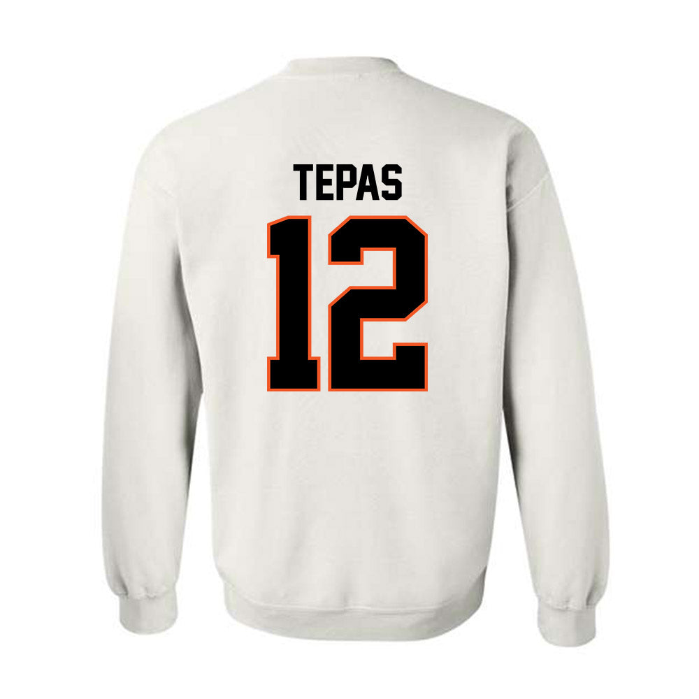 Oklahoma State - NCAA Football : Luke Tepas - Classic Shersey Crewneck Sweatshirt-1