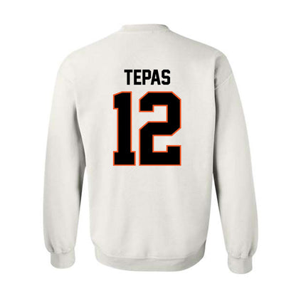 Oklahoma State - NCAA Football : Luke Tepas - Classic Shersey Crewneck Sweatshirt-1