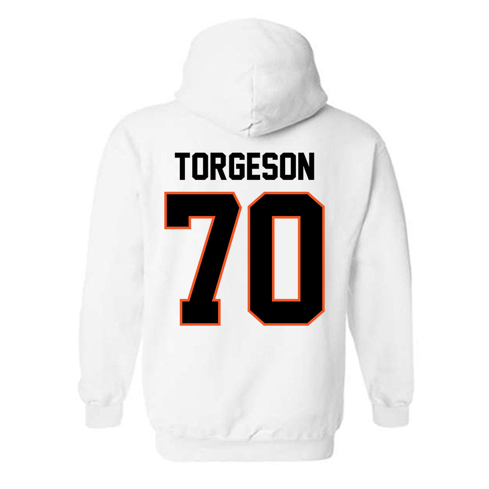 Oklahoma State - NCAA Football : Shaun Torgeson - Classic Shersey Hooded Sweatshirt-1