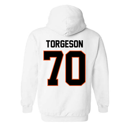Oklahoma State - NCAA Football : Shaun Torgeson - Classic Shersey Hooded Sweatshirt-1