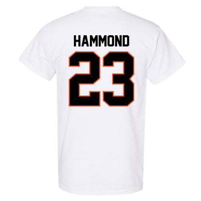 Oklahoma State - NCAA Football : Oscar Hammond - Classic Shersey T-Shirt-1