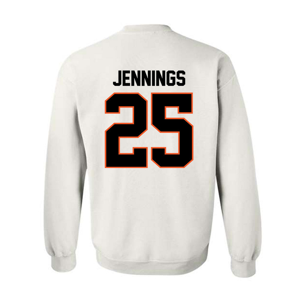 Oklahoma State - NCAA Men's Basketball : Robert Jennings - Classic Shersey Crewneck Sweatshirt-1