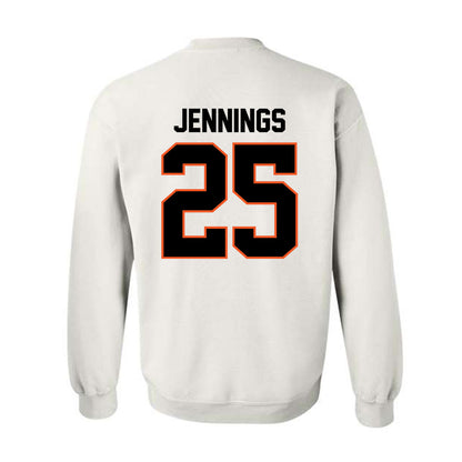 Oklahoma State - NCAA Men's Basketball : Robert Jennings - Classic Shersey Crewneck Sweatshirt-1