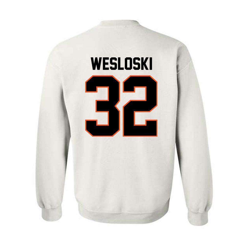 Oklahoma State - NCAA Football : Ethan Wesloski - Classic Shersey Crewneck Sweatshirt-1