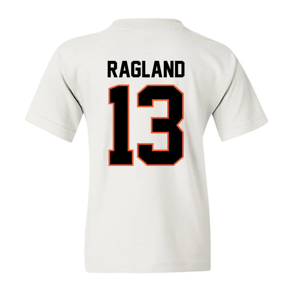 Oklahoma State - NCAA Men's Basketball : Mekhi Ragland - Classic Shersey Youth T-Shirt-1