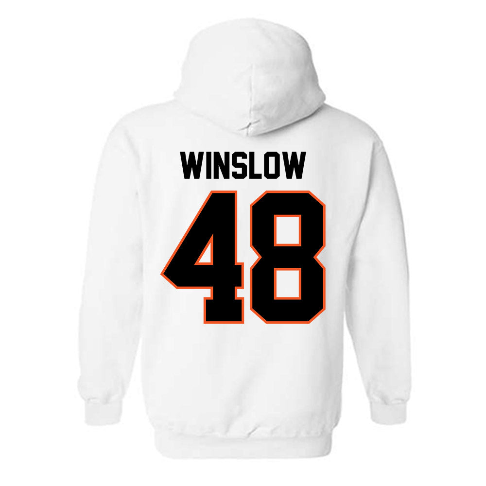 Oklahoma State - NCAA Baseball : Drew Winslow - Classic Shersey Hooded Sweatshirt-1