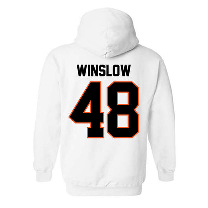 Oklahoma State - NCAA Baseball : Drew Winslow - Classic Shersey Hooded Sweatshirt-1