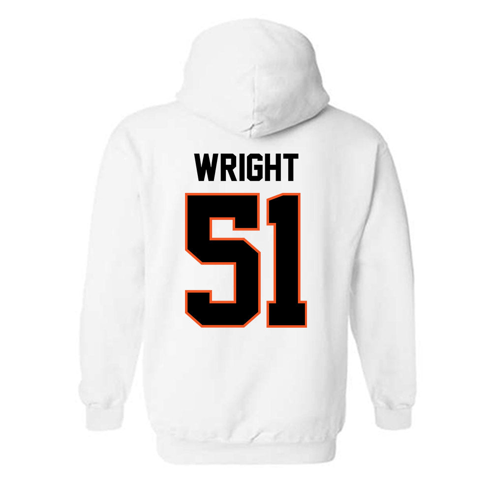 Oklahoma State - NCAA Men's Basketball : John-Michael Wright - Classic Shersey Hooded Sweatshirt