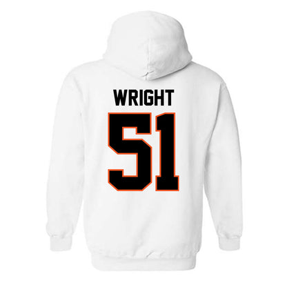 Oklahoma State - NCAA Men's Basketball : John-Michael Wright - Classic Shersey Hooded Sweatshirt