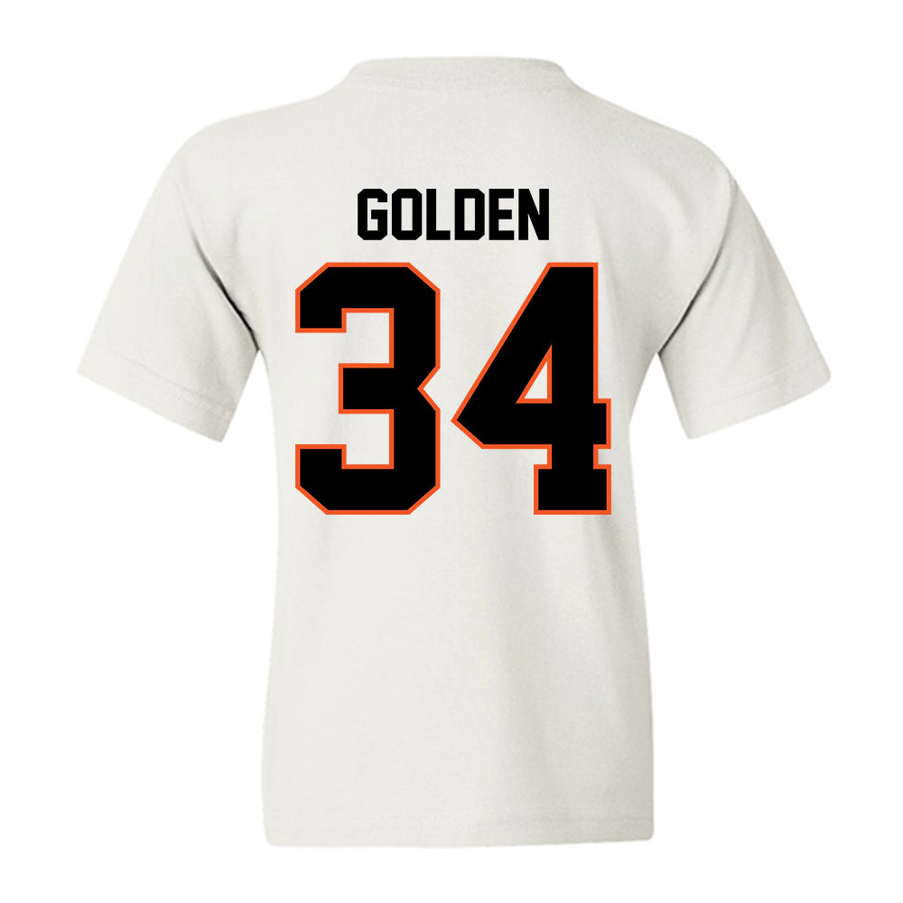Oklahoma State - NCAA Baseball : Josiah Golden - Classic Shersey Youth T-Shirt-1