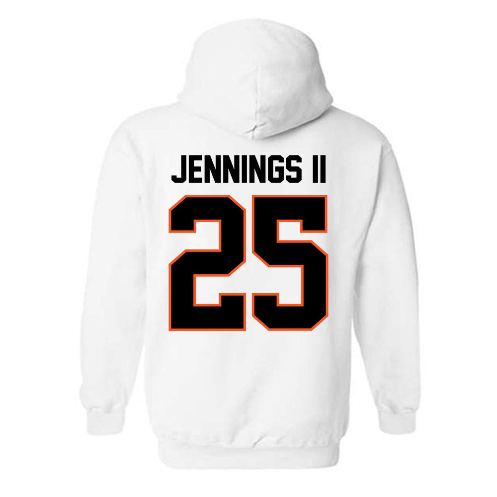 Oklahoma State - NCAA Men's Basketball : Robert Jennings II - Classic Shersey Hooded Sweatshirt-1