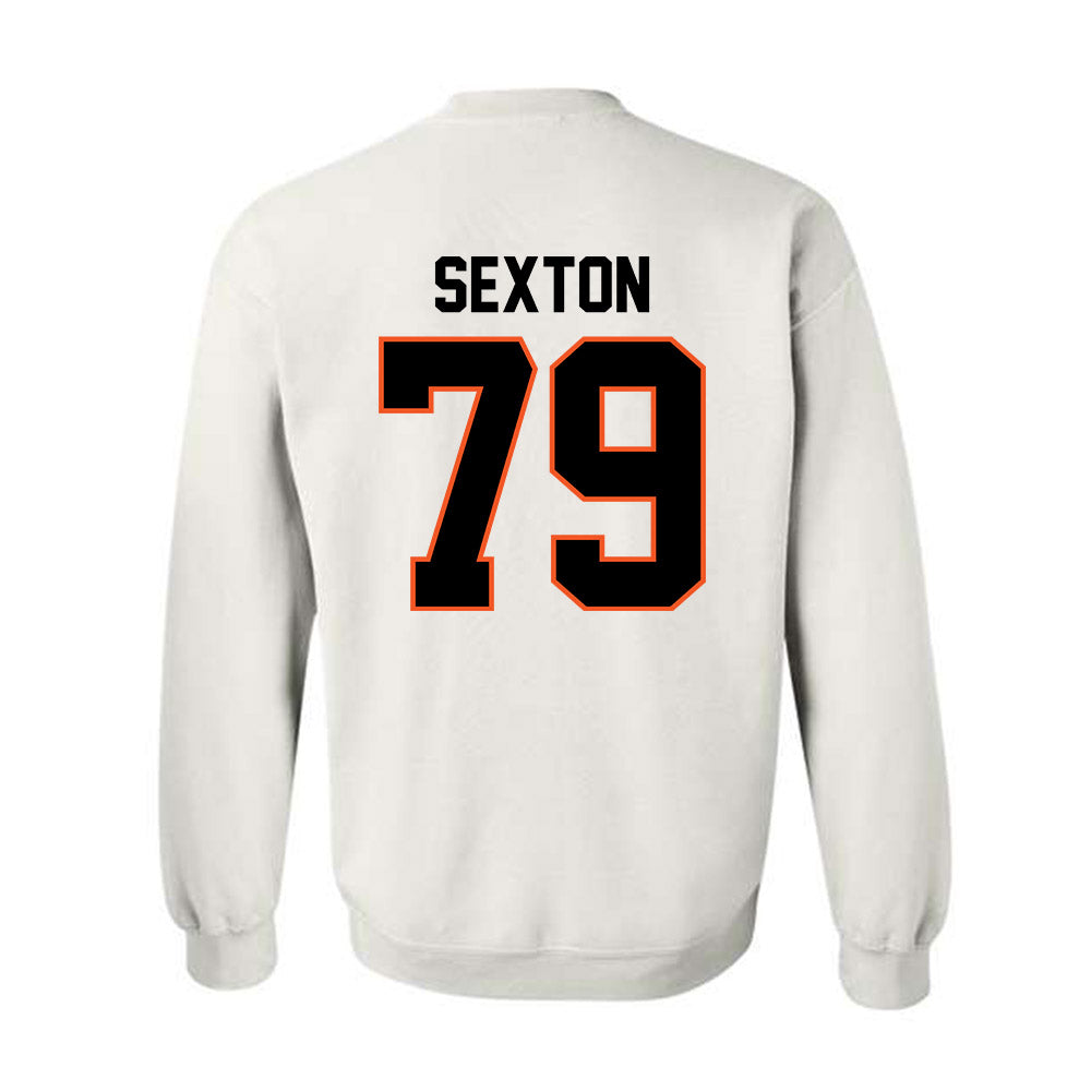 Oklahoma State - NCAA Football : Jacob Sexton - Classic Shersey Crewneck Sweatshirt-1