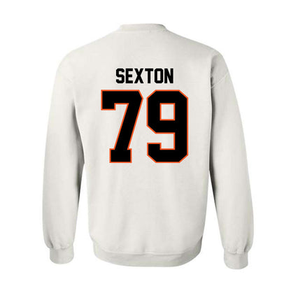 Oklahoma State - NCAA Football : Jacob Sexton - Classic Shersey Crewneck Sweatshirt-1